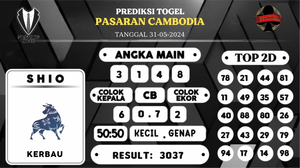 https://prediksibossbaru.com/prediksi-boss-togel-cambodia-jumat-31-mei-2024/